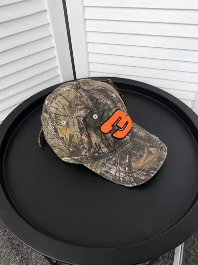 Pre-owned Nascar X Racing Nascar Realtree Distressed Racing Hat Cap In Green