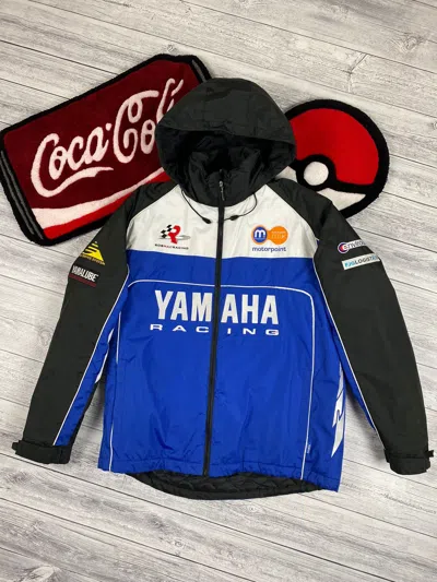 Pre-owned Nascar X Racing Yamaha Big Logo Racing Jacket In Blue