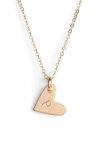 Nashelle 14k-gold Fill Initial Mini Heart Pendant Necklace In Gold/p