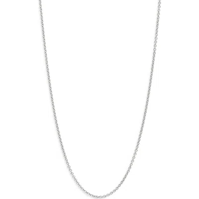 Nashelle Adjustable Dainty Chain Necklace In Metallic