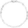 Nashelle Adore Chain Bracelet In Silver