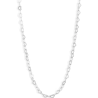 Nashelle Adore Chain Necklace In Sterling Silver