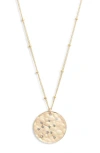 Nashelle Constellation Pendant Necklace In Gold Fill Aquarius
