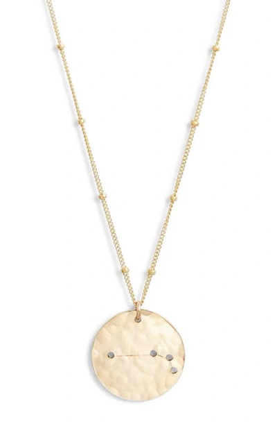Nashelle Constellation Pendant Necklace In Gold Fill Aries
