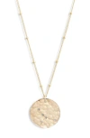 Nashelle Constellation Pendant Necklace In Gold Fill Cancer