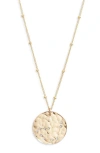 Nashelle Constellation Pendant Necklace In Gold Fill Capricorn