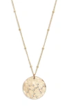 Nashelle Constellation Pendant Necklace In Gold Fill Sagittarius