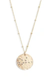 Nashelle Constellation Pendant Necklace In Gold Fill Virgo