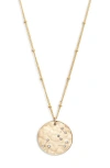 Nashelle Constellation Pendant Necklace In Golf Fill Leo