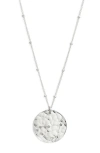 Nashelle Constellation Pendant Necklace In Sterling Silver Capricorn
