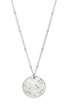 Nashelle Constellation Pendant Necklace In Sterling Silver Leo