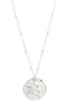 Nashelle Constellation Pendant Necklace In Sterling Silver Libra