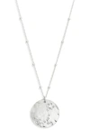 Nashelle Constellation Pendant Necklace In Sterling Silver Pisces