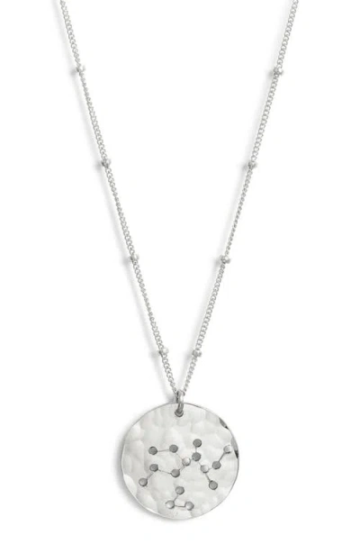 Nashelle Constellation Pendant Necklace In Sterling Silver Sagittarius