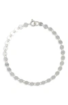 Nashelle Disco Chain Bracelet In Metallic