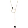 Nashelle Gwyneth Semiprecious Toggle Necklace