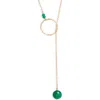 Nashelle Gwyneth Semiprecious Toggle Necklace