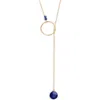 Nashelle Gwyneth Semiprecious Toggle Necklace In Gold
