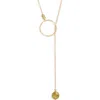 Nashelle Gwyneth Semiprecious Toggle Necklace In Gold