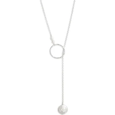 Nashelle Gwyneth Semiprecious Toggle Necklace In Metallic