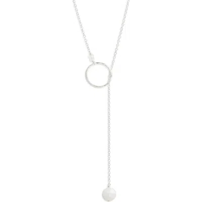 NASHELLE NASHELLE GWYNETH SEMIPRECIOUS TOGGLE NECKLACE