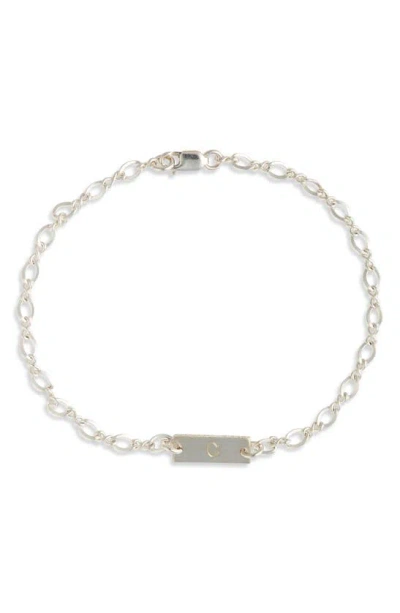 Nashelle Hadley Initial Bar Bracelet In Sterling Silver - C