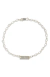 Nashelle Hadley Initial Bar Bracelet In Sterling Silver - R