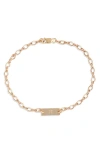 Nashelle Hadley Initial Bar Bracelet In Gold