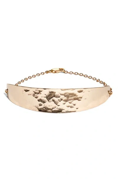 Nashelle Hammered Bracelet In Gold