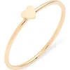 Nashelle Heart Stacking Ring In Gold Fill
