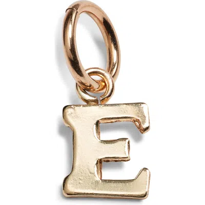 Nashelle Initial Charm In Gold Fill - E