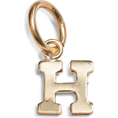 Nashelle Initial Charm In Gold Fill - H