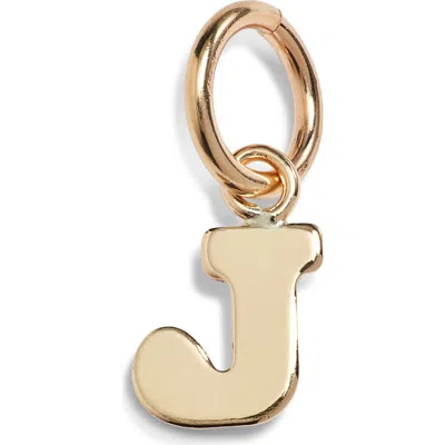 Nashelle Initial Charm In Gold Fill - J