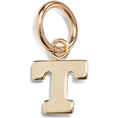 Nashelle Initial Charm In Gold Fill - T