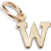 Nashelle Initial Charm In Gold Fill - W