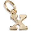 Nashelle Initial Charm In Gold Fill - X