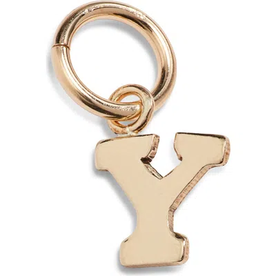 Nashelle Initial Charm In Gold Fill - Y