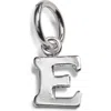 Nashelle Initial Charm In Sterling Silver - E