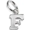 Nashelle Initial Charm In Sterling Silver - F