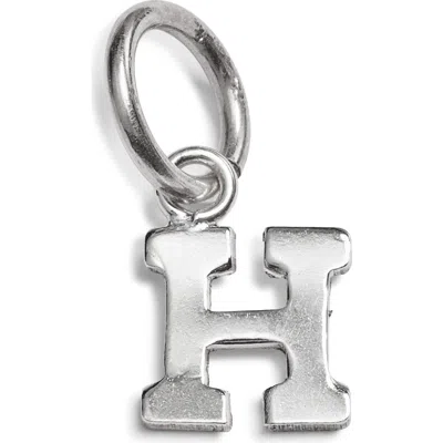 Nashelle Initial Charm In Sterling Silver - H