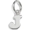 Nashelle Initial Charm In Sterling Silver - J