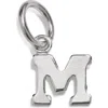 Nashelle Initial Charm In Sterling Silver - M