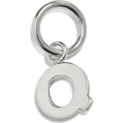 Nashelle Initial Charm In Sterling Silver - Q