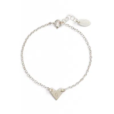 Nashelle Initial Heart Bracelet