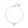 Nashelle Initial Heart Bracelet In Metallic