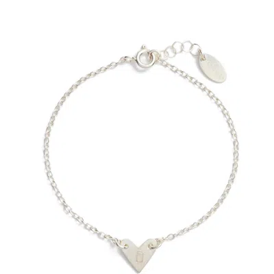 Nashelle Initial Heart Bracelet In Green