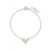 Nashelle Initial Heart Bracelet In Metallic