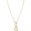 Nashelle Initial Pendant Necklace In Gold Fill - G