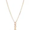 Nashelle Initial Pendant Necklace In Gold Fill - I