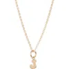 Nashelle Initial Pendant Necklace In Gold Fill - J